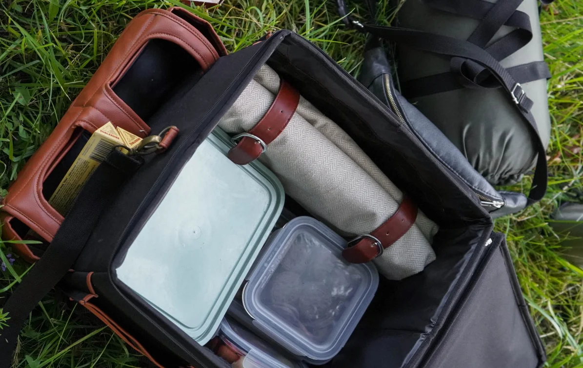 small folding picnic blanket