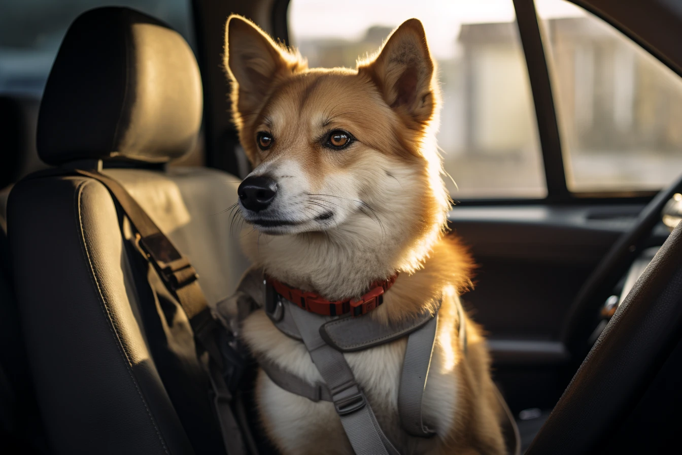 Hyundai Santa Fe Dog Car Seat for Norwegian Lundehunds